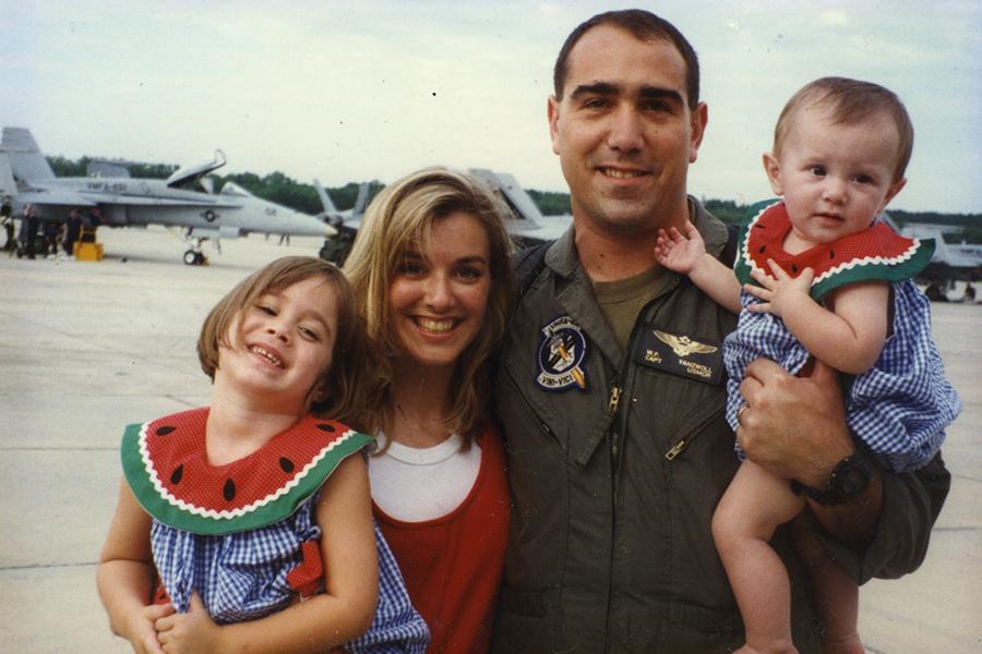 Two seniors, Sarah VanZwoll and Dane Jones, experience life in military families and cherish every moment they get to spend with their parents.
