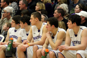 Boys basketball dominates BVW on Senior Night