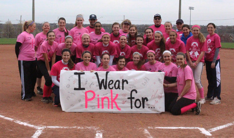 Softball celebrates first ever Pink Out games