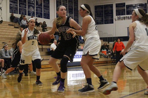 Girls varsity basketball defeats BVN
