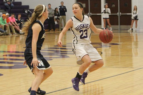 Girls varsity basketball defeats BVN 61-38