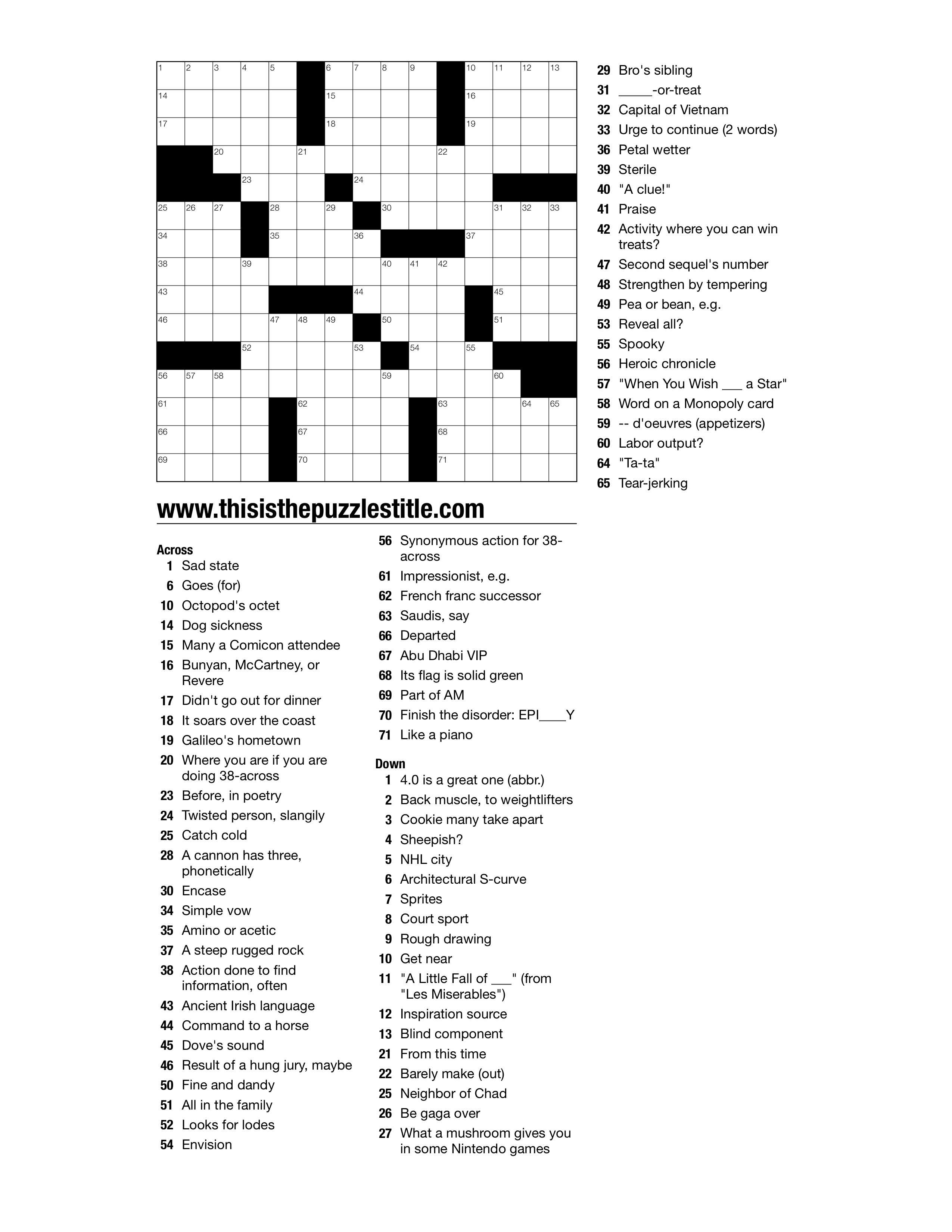 university assignment for short daily themed crossword clue