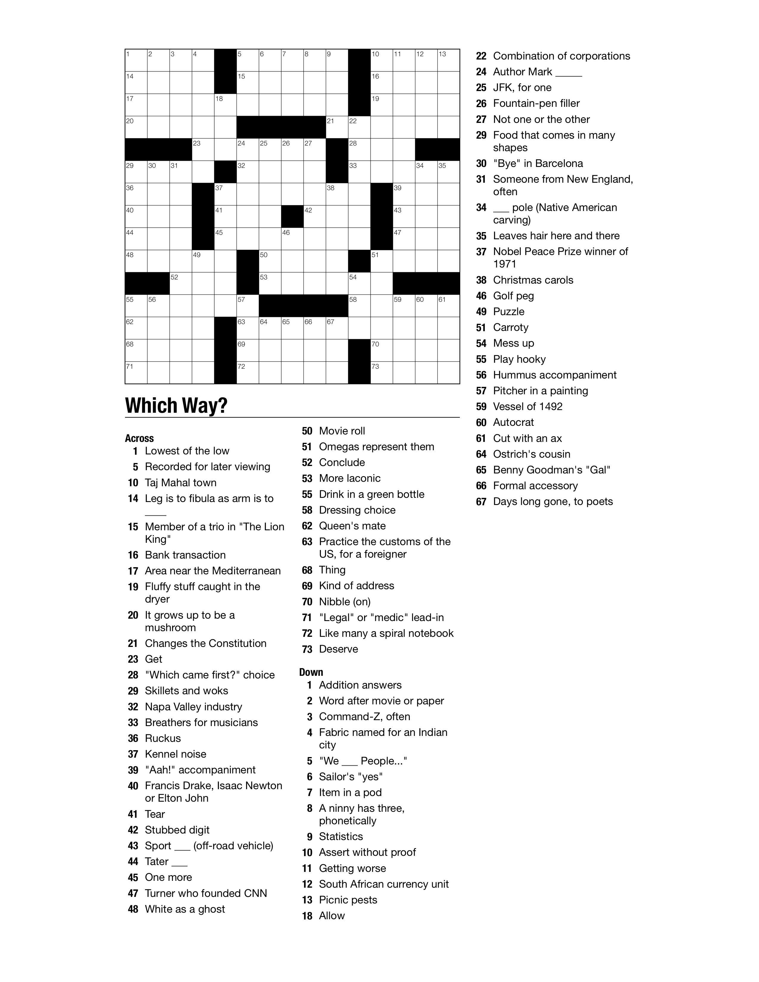 weekly-themed-crossword-bvnwnews