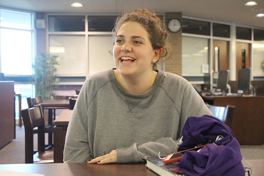 Senior Erin Cangelose said her senior year is a bit different than most students. She explains most students’ senior year can be considered their easiest year. “I’ve heard [senior year] is people's easy year and they take all their easy classes, but I did not take any easy classes because i’m trying to get some more credits,” Cangelose said. “So far this year has not been easy...it’s kind of beating me down a little bit,” Cangelose said. Cangelose said the best class she's ever taken is sociology with Mr. Christensen this year. She is also still participating in AVID, her fourth year in a row. “I really hope I don't fail advanced algebra, or chemistry because I just should have taken that sophomore year. Could have gotten that stuff done!” Cangelose said. Cangelose has many goals for this upcoming year, such as making all A’s and B’s, continue on in choral, and the musical which she is looking forward to. “I just hope I do well and I hope I can keep it together” Cangelose said.
