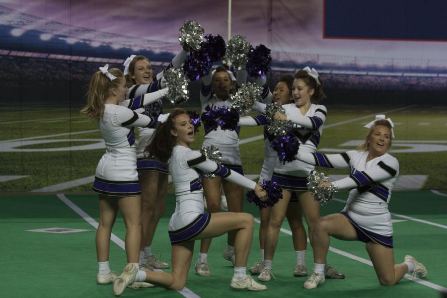 The+Blue+Valley+Northwest+cheer+program+was+investigated+Friday+by+KSHSAA+for+their+performance+at+the+Sweetheart+assembly+Feb.+8.+