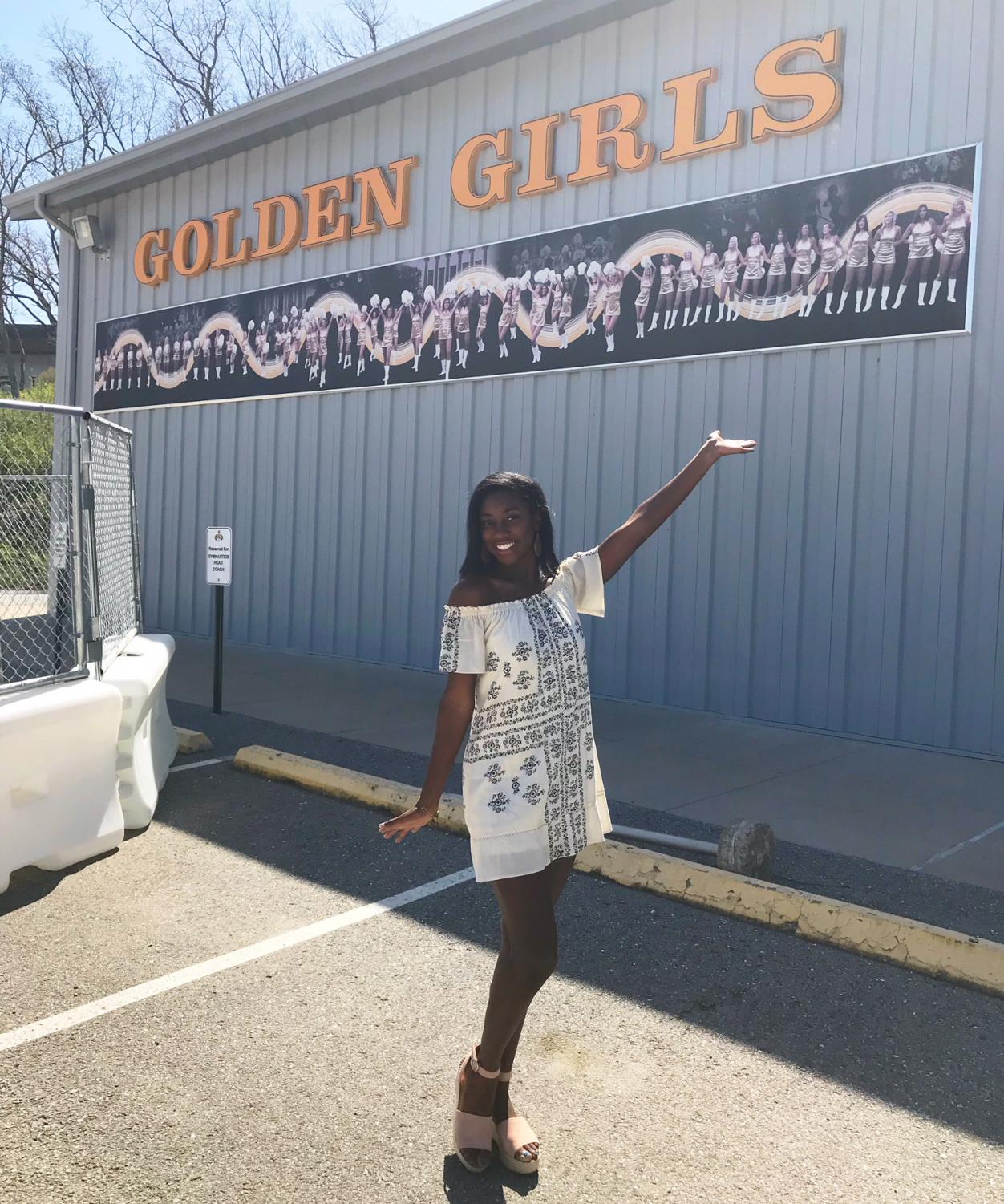 Senior Camille Sturdivant made the 2018-19 Golden Girls dance team at the University of Missouri.